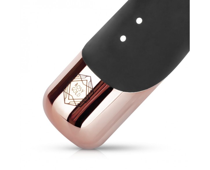 Вібратор-кролик Rosy Gold - Rabbit Vibrator with thrusting function - Black