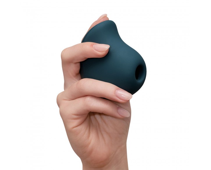 Вакуумний стимулятор Fun Factory MEA velvet green, унікальні режими, функція посторгазм