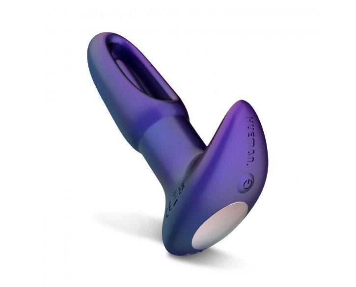 Анальна пробка з віброязичком Hueman - Voyager Butt Plug With Tapping