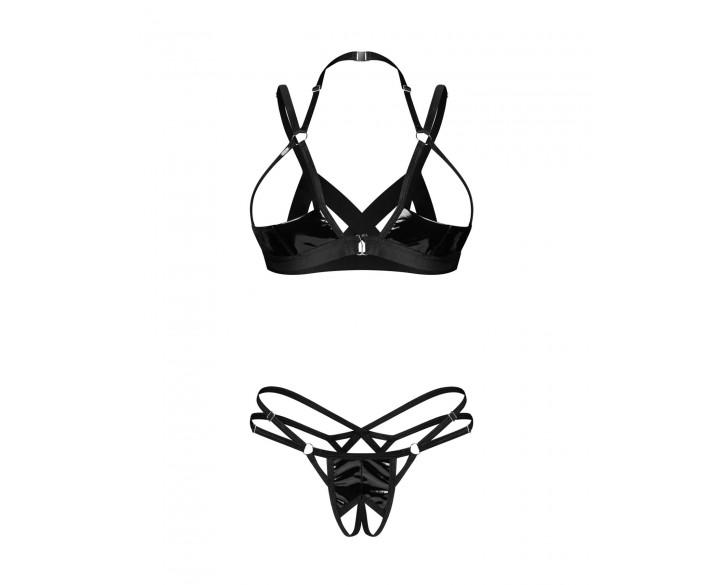 Комплект Obsessive Keira Lise 2-pcs crotchless set L/XL