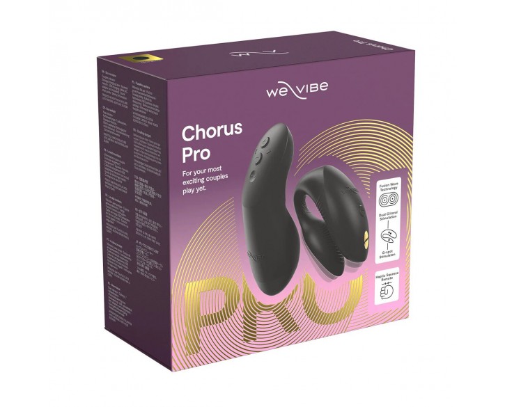 Смарт-вібратор для пар We-Vibe Chorus Pro Satin Black
