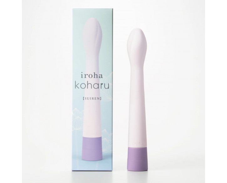 Тонкий вібратор для точки G IROHA koharu SUIREN, плавне регулювання інтенсивності, від батарейки