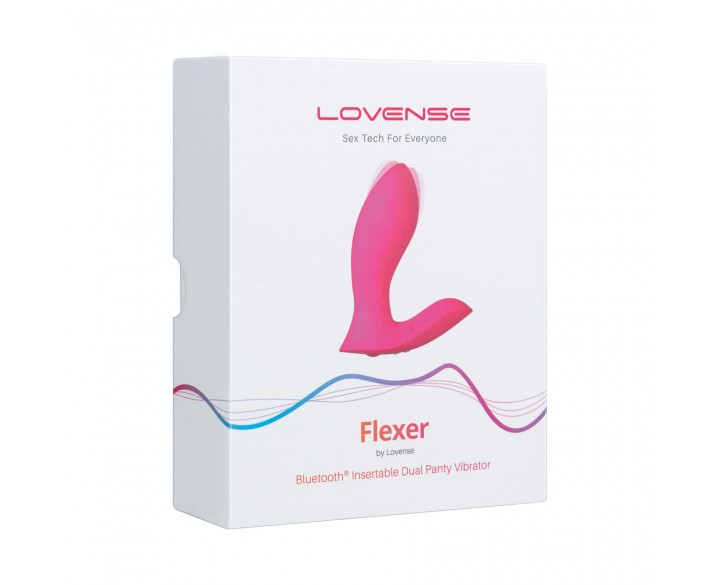 Смарт-вібратор у трусики Lovense Flexer, манливий рух + вібрація, стимуляція клітора та точки G