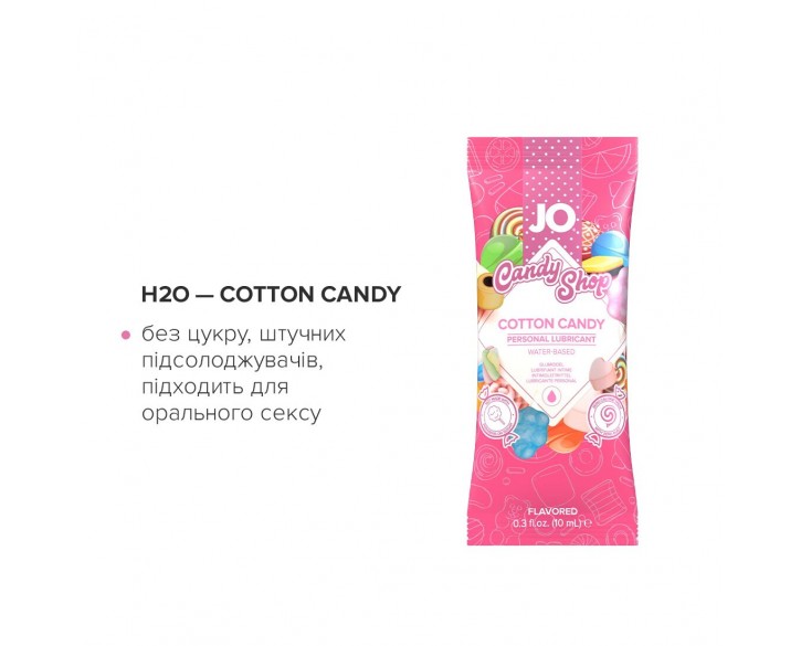 Набір змазок на водній основі System JO Four Play (8×10мл) Original, Agapé, Strawberry, Cotton Candy