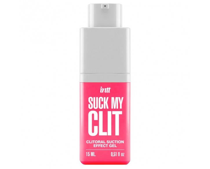 Смоктайзер для клітора Intt Suck My Clit Wild Strawberry (15 мл), полуниця, гель з ефектом посмоктування