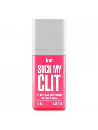 Смоктайзер для клітора Intt Suck My Clit Wild Strawberry (15 мл), полуниця, гель з ефектом посмоктування