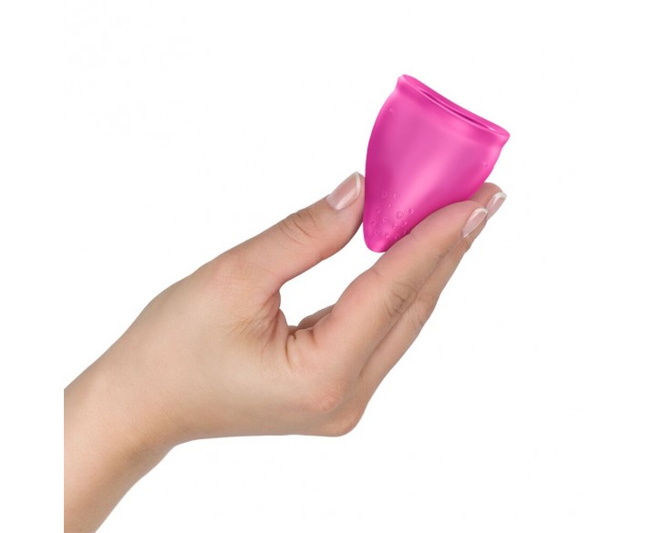 Менструальна чаша Fun Factory FUN CUP SIZE B Magenta, багаторазова, діаметр 4,3 см, об’єм 30 мл