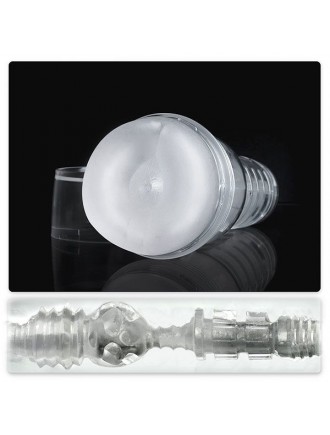 Мастурбатор попа Fleshlight Ice Butt Crystal полупрозорий корпус