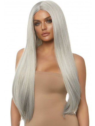 Перука Leg Avenue 33″ Long straight center part wig Grey