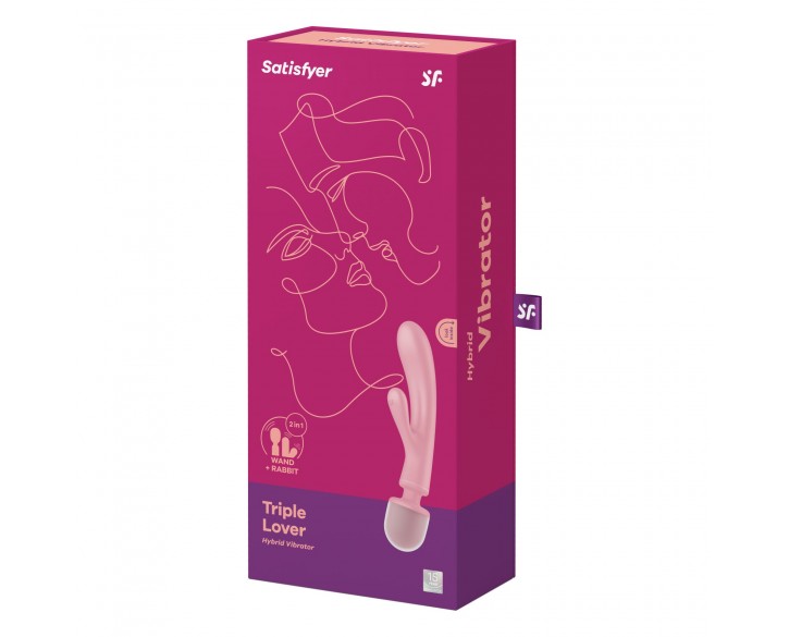 Вібратор Satisfyer Triple Lover (Pink)