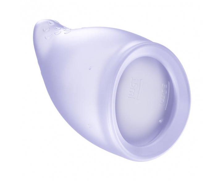 Менструальна чаша Fun Factory FUN CUP SIZE B Purple, багаторазова, діаметр 4,3 см, об’єм 30 мл