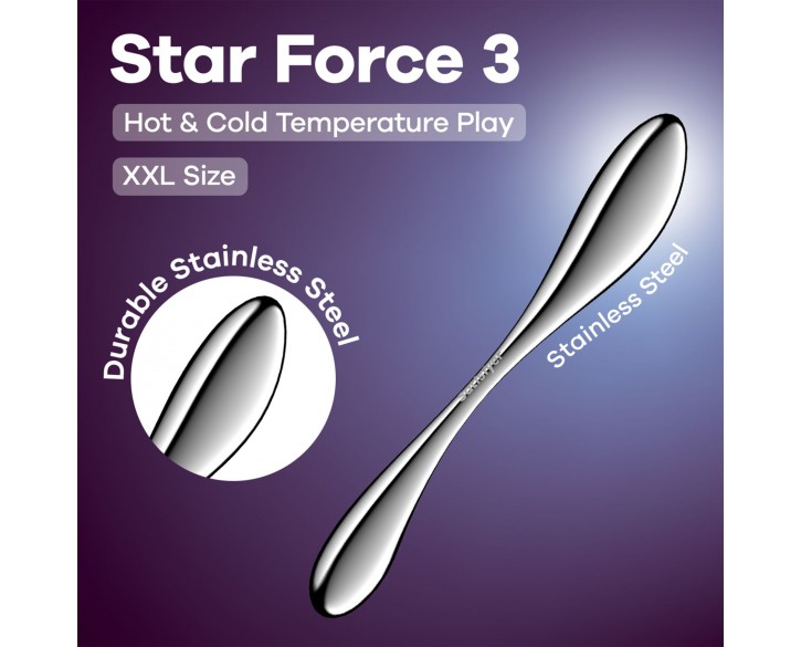 Металевий дилдо Satisfyer Star Force 3