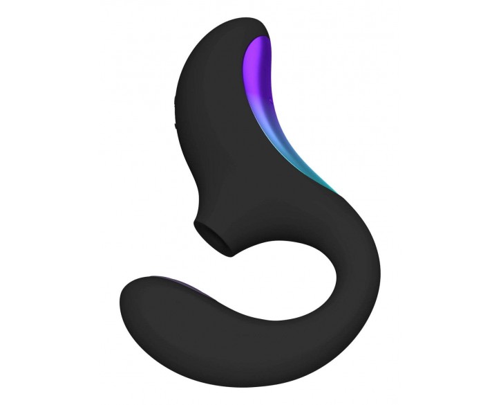 Кліторально-вагінальний звуковий стимулятор LELO Enigma Double Sonic Black