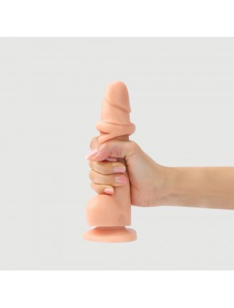 Реалістичний фалоімітатор Strap-On-Me Sliding Skin Realistic Dildo Vanille - XXL, ефект рухливої шкі