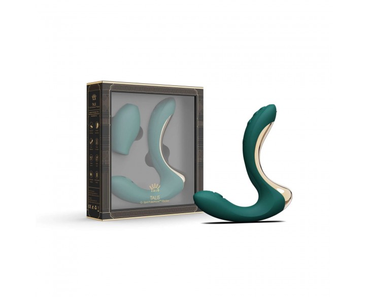 Вібратор Zalo – Talis G-Spot PulseWave Vibrator Turquoise Green