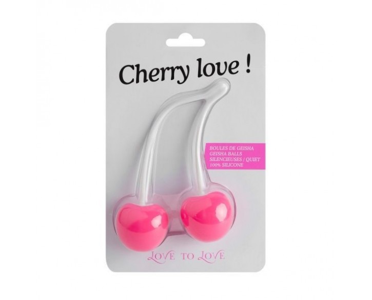 Вагінальні кульки Love To Love CHERRY LOVE, діаметр 3,5 см, вага 77гр