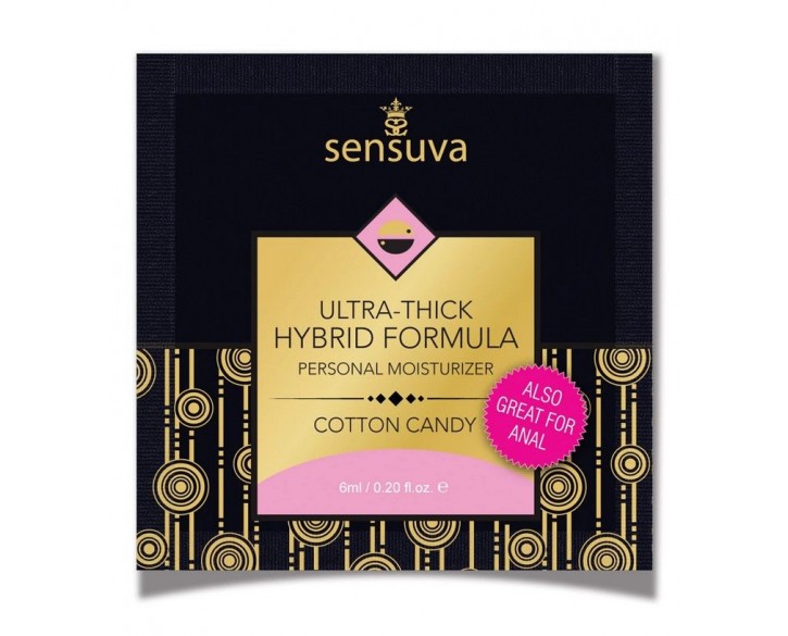 Пробник Sensuva - Ultra-Thick Hybrid Formula Cotton Candy (6 мл)