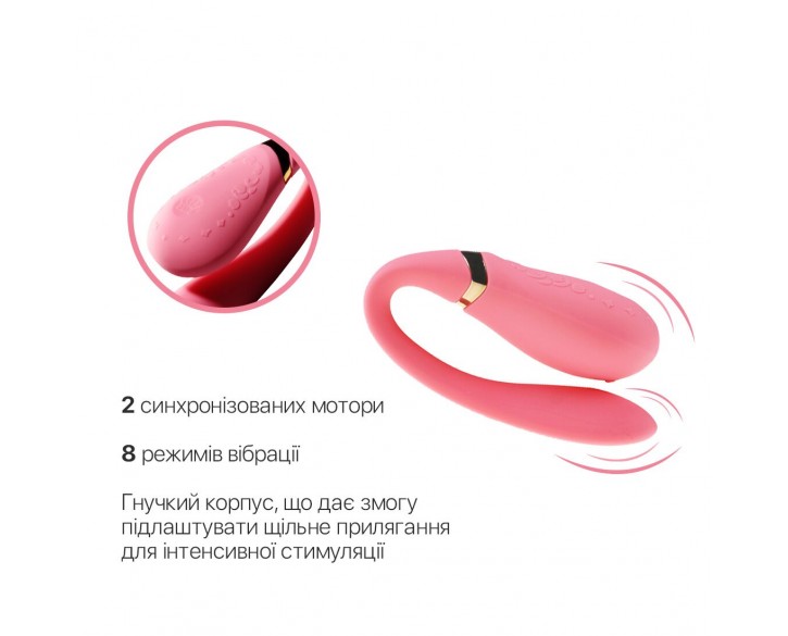 Смартвібратор для пар Zalo — Fanfan Rouge Pink