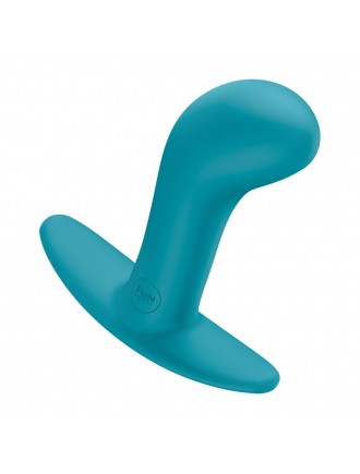 Анальна пробка Fun Factory BOOTIE L Aquamarine, діаметр 3,8 см, тонкий обмежувач
