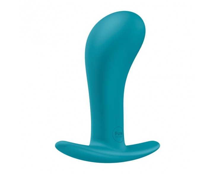 Анальна пробка Fun Factory BOOTIE L Aquamarine, діаметр 3,8 см, тонкий обмежувач