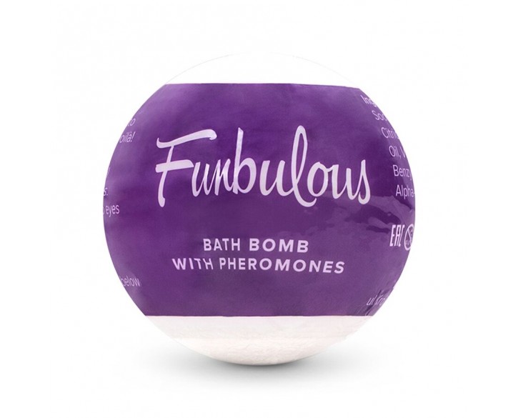 Бомбочка для ванни з феромонами Obsessive Bath bomb with pheromones Fun (100 г)