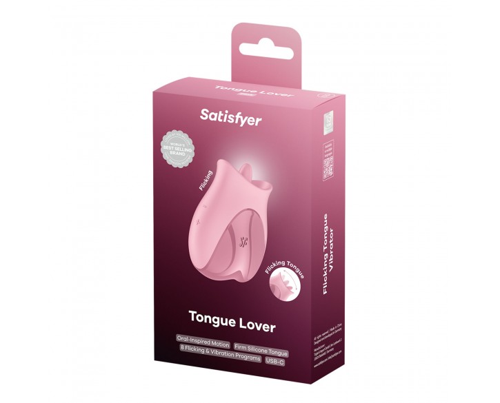 Вібростимулятор для клітора Satisfyer Tongue Lover з язичком
