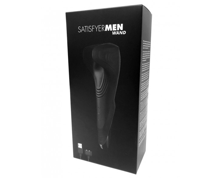 Мастурбатор Satisfyer Men Wand, багатофункціональний, чудово для пар, вібро-мінет