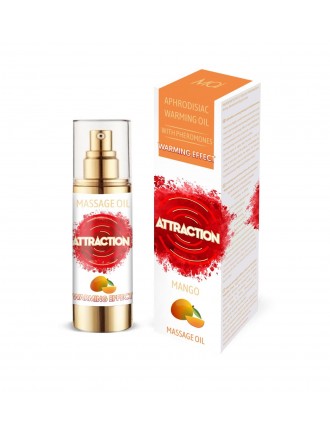 Розігрівальна масажна олія з феромонами MAI PHEROMON MASSAGE OIL — MANGO (30 мл)