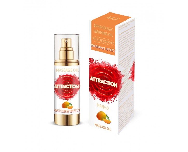 Розігрівальна масажна олія з феромонами MAI PHEROMON MASSAGE OIL — MANGO (30 мл)