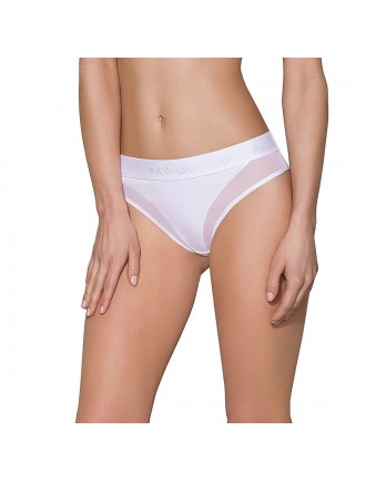 Трусики з прозорою вставкою Passion PS002 PANTIES white, size L