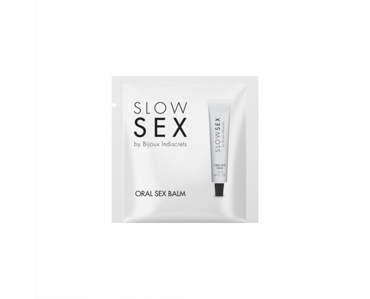 Пробник Bijoux Indiscrets Sachette Oral Sex Balm - SLOW SEX (2 мл)