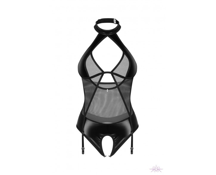 Боді Obsessive Dominna crotchless teddy S/M
