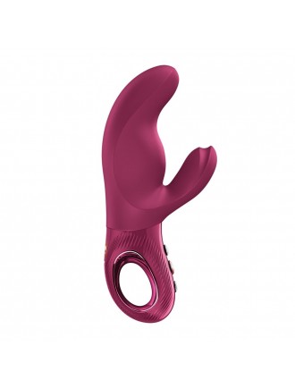 Вібратор-кролик Fun Factory MISS BI Wine Red, 2 незалежні мотори, діаметр 4,2 см