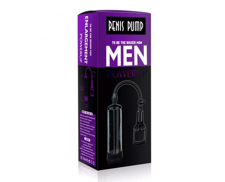 Вакуумна помпа з ручним насосом Men Powerup Black