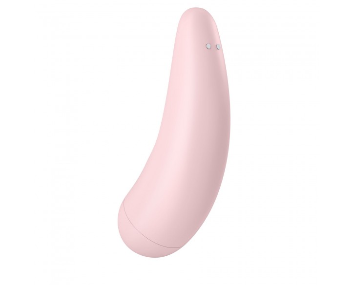 Вакуумний кліторальний стимулятор Satisfyer Curvy 2+ Pink з керуванням через інтернет