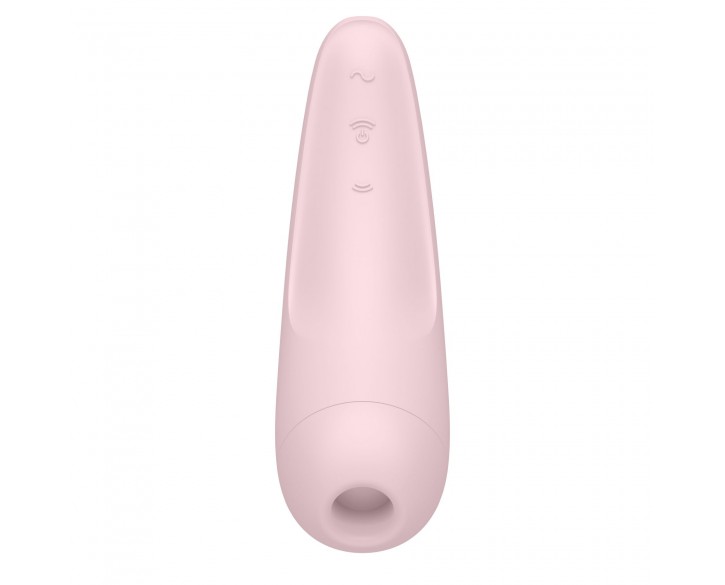 Вакуумний кліторальний стимулятор Satisfyer Curvy 2+ Pink з керуванням через інтернет