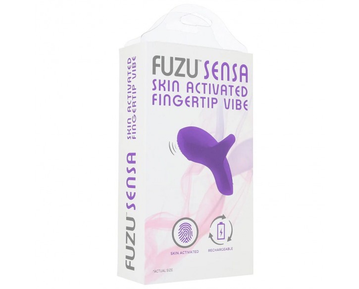 Вібратор на палець FUZU Sensa Skin Activated Fingertip Vibe – Pastel Purple, сенсорне керування, 8 режимів