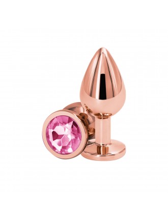 Анальна пробка NS Novelties Rear Assets - Rose Gold - Medium - Pink