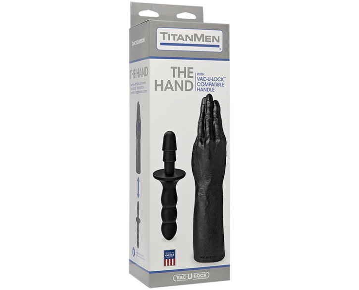 Рука для фістингу Doc Johnson Titanmen The Hand with Vac-U-Lock Compatible Handle, діаметр 6,9 см