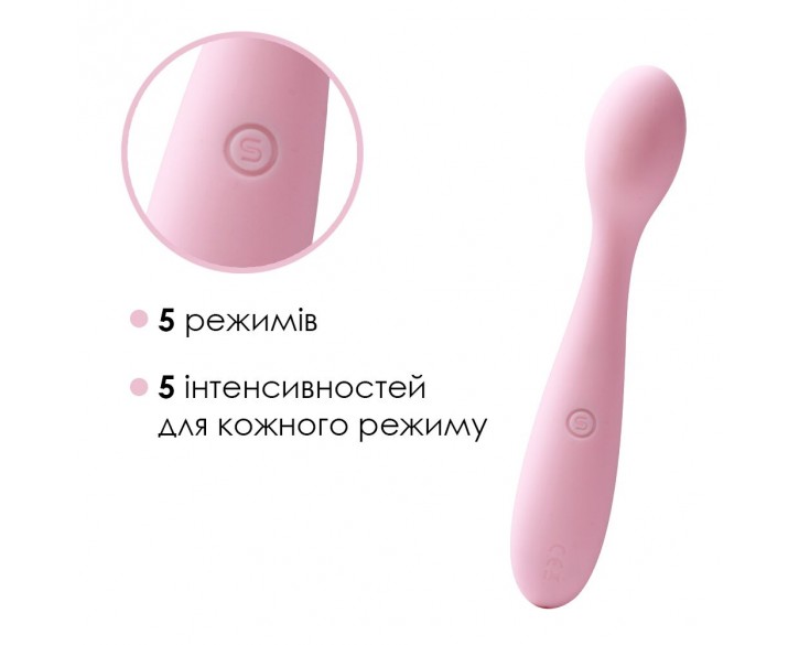 Стимулятор клітора та точки G Svakom Keri Pale Pink