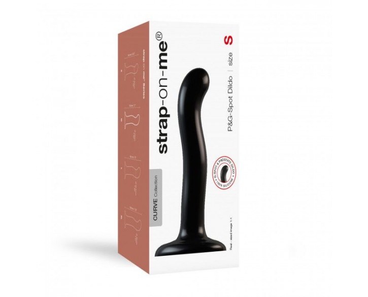 Насадка для страпона Strap-On-Me P&G-Spot Dildo, силікон, розмір S