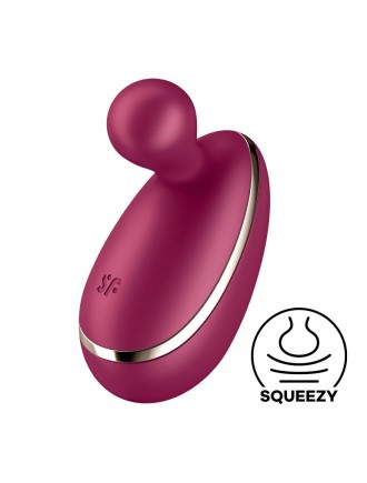 Вібратор для зовнішньої стимуляції Satisfyer Spot On 1 Berry, гнучкий відросток