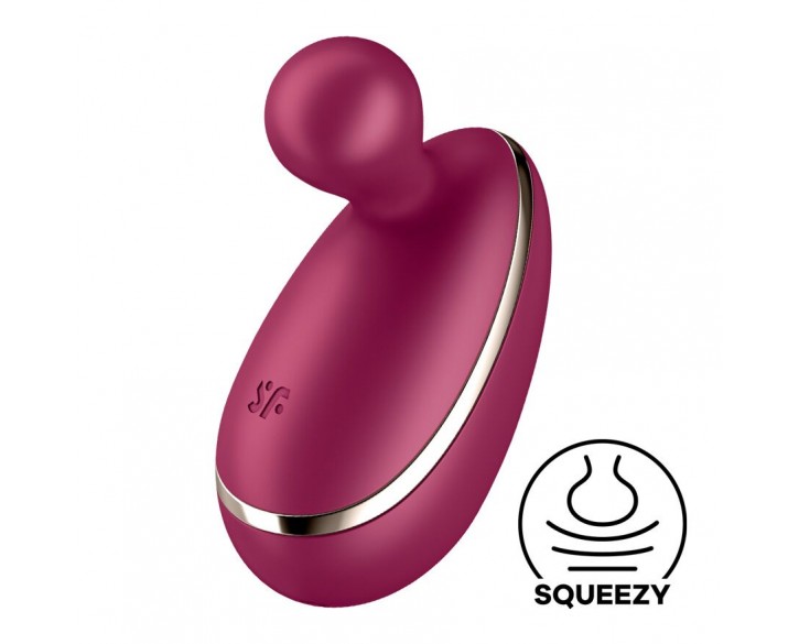 Вібратор для зовнішньої стимуляції Satisfyer Spot On 1 Berry, гнучкий відросток