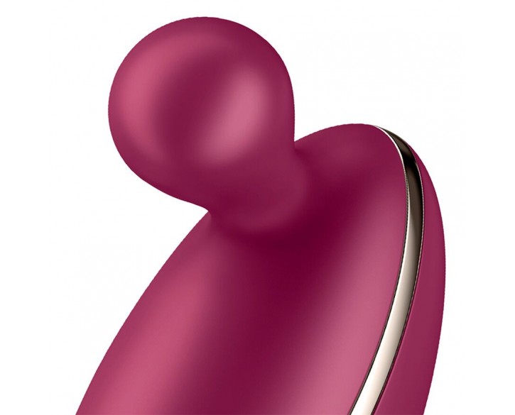 Вібратор для зовнішньої стимуляції Satisfyer Spot On 1 Berry, гнучкий відросток