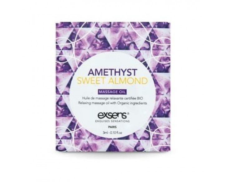 Пробник масажної олії EXSENS Amethyst Sweet Almond 3мл