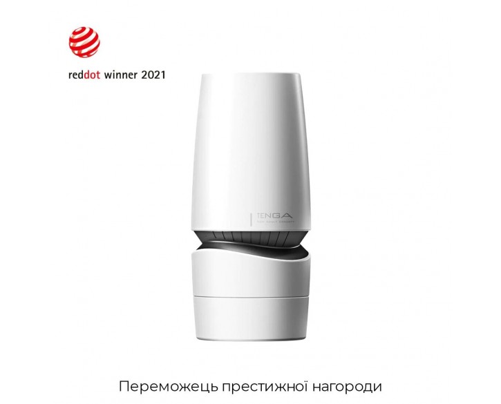 Мастурбатор Tenga - Aero Masturbator Silver, інноваційна технологія всмоктування