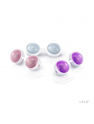 Набір вагінальних кульок LELO Beads Plus, діаметр 3,5 см, змінне навантаження 2х28, 2х37 та 2х60 г