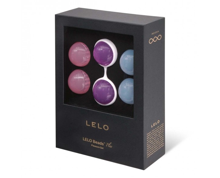 Набір вагінальних кульок LELO Beads Plus, діаметр 3,5 см, змінне навантаження 2х28, 2х37 та 2х60 г