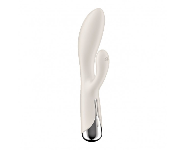 Вібратор-кролик з ротацією Satisfyer Spinning Rabbit 1 Beige, 3 мотори