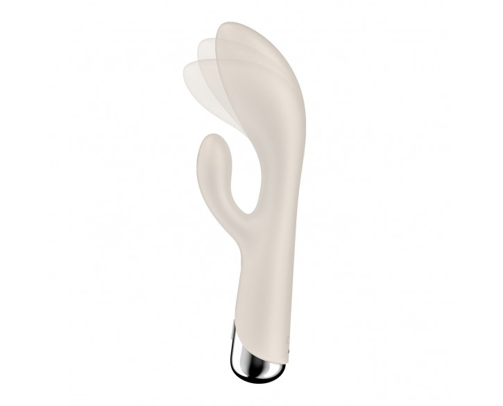 Вібратор-кролик з ротацією Satisfyer Spinning Rabbit 1 Beige, 3 мотори